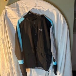 Black and Blue Lightweight Jacket